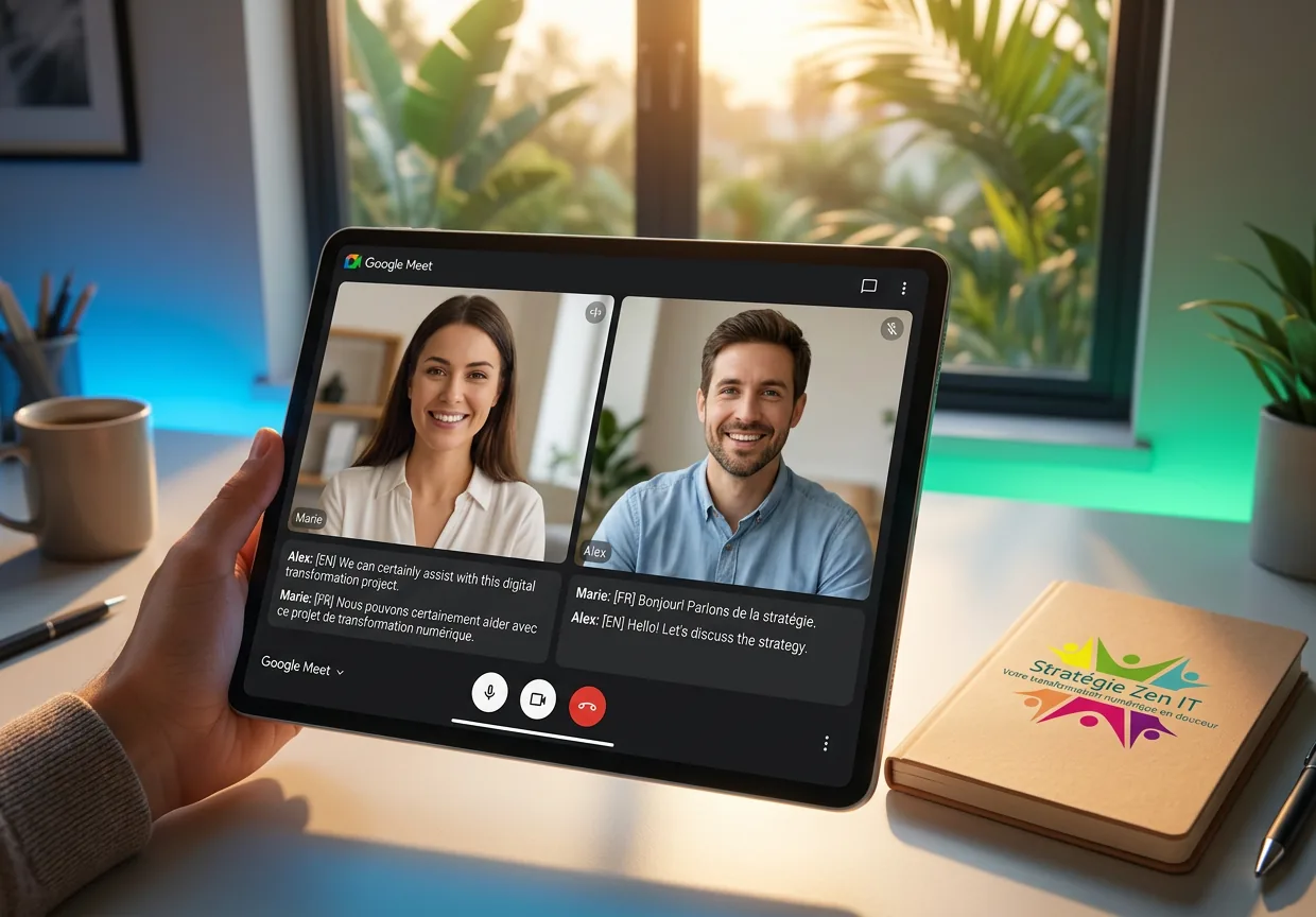 Google meet révolutionne vos réunions multilingues avec la traduction en temps réel par Gemini